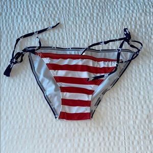 Patriotic String Bikini Bottom, NWOT
